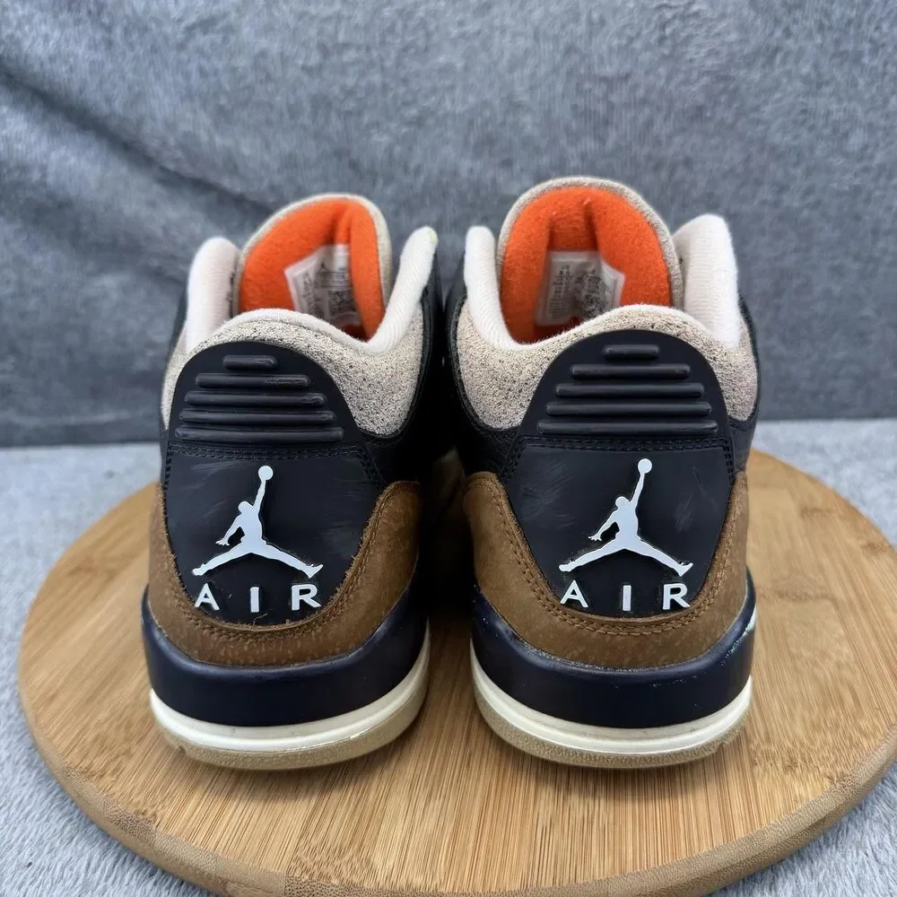 Jordan 3 Retro Desert Elephant Shoes Mens Size 8.5 Black Basketball CT8532-008